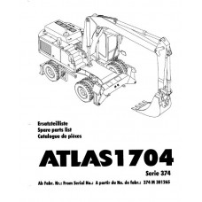 Atlas 1704 Serie 374 Parts Manual